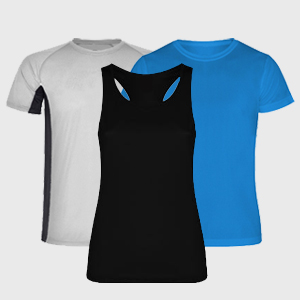 Catalogue complet de t-shirts de sport