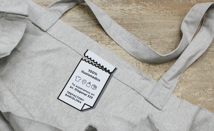 Étiquette personnalisée avec votre marque